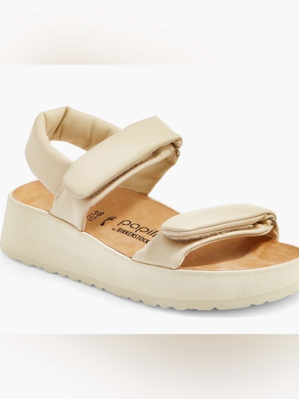 New Birkenstock Papillio by Birkenstock Theda Platform Wedge Sandal EU 37